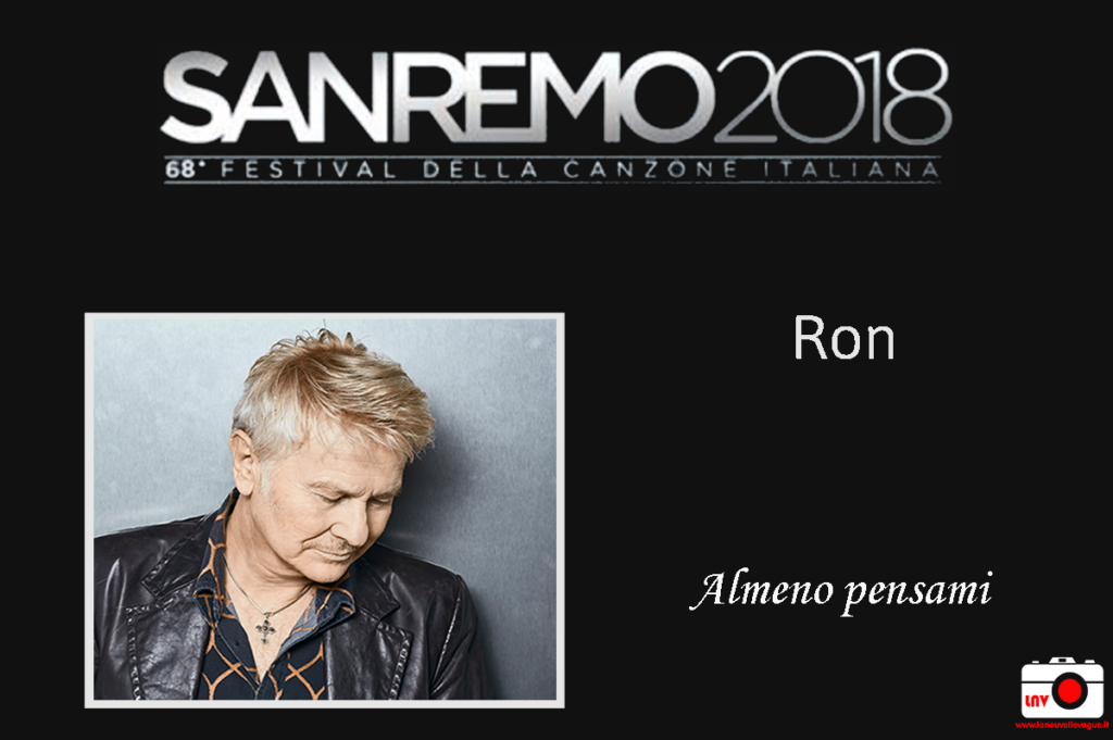 Festival di Sanremo 2018 - I Campioni - Ron